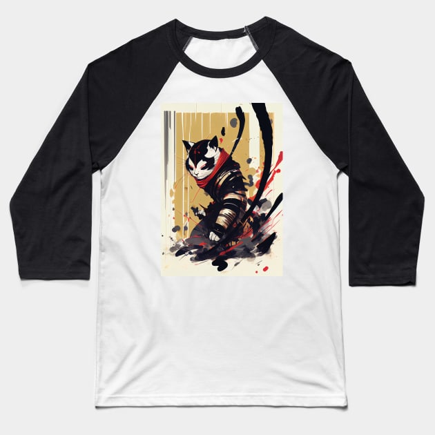 Paws of Fury Baseball T-Shirt by Focused Instability